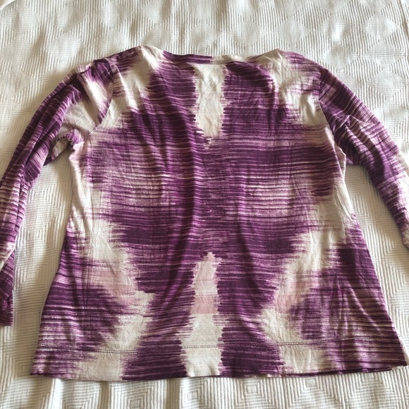 Simply Vera Vera Wang Abstract Print Top - Picture 7 of 7